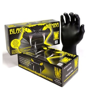 Black Mamba Nitrile Gloves XL Box 100