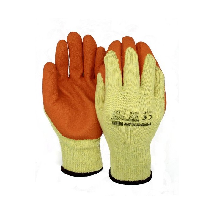 Armour Up Latex Builder Grip Gloves Large