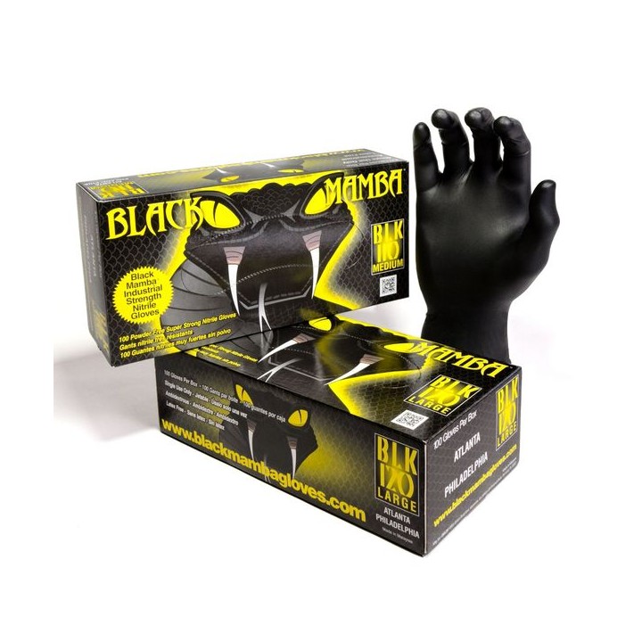 Black Mamba Nitrile Gloves L - Box of 100