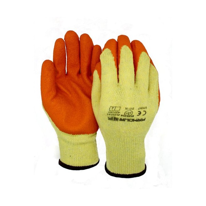 Armour Up Latex Builder Grip Gloves Large (6 Pack)