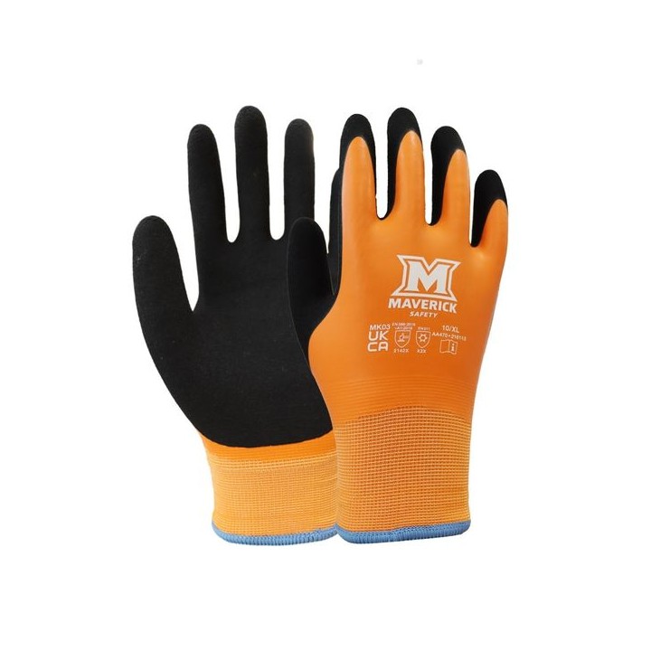 Maverick MK03 Water Resistant Thermal Grip Gloves (XL)