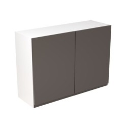 Flatpack Wall Unit J-pull Super Gloss Graphite 1000mm - FKKJ0415