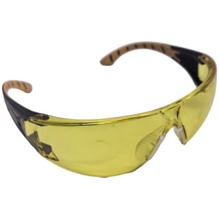 Maverick Wraparound Safety Glasses Amber