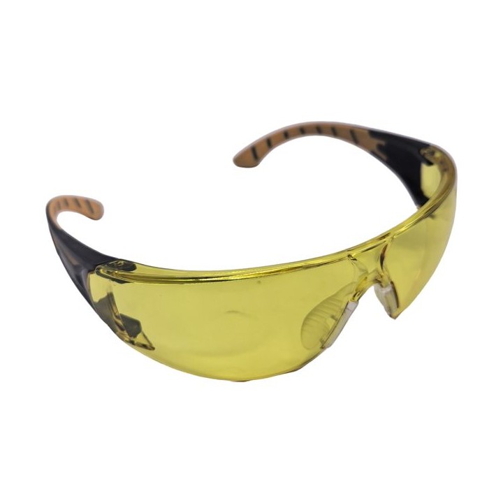 Maverick Wraparound Safety Glasses Amber