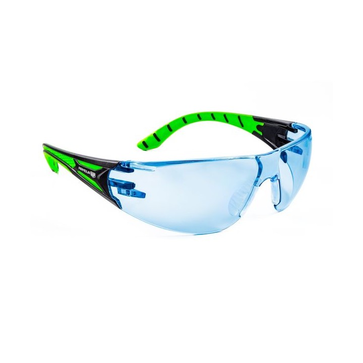 Armour Up Wraparound Safety Glasses Blue Lens