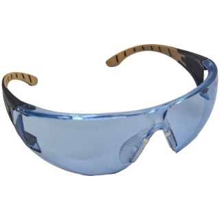 Maverick Wraparound Safety Glasses Blue
