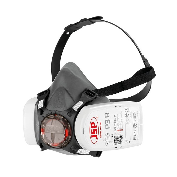 JSP Force 8 Half-Mask with Press To Check P3 Filters - Medium