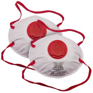 Maverick FFP3 Moulded Valved Disposable Face Mask Pack Of 2
