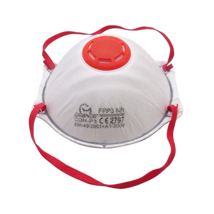 FFP3 Face Masks Cup with Valve 2 in A Pack