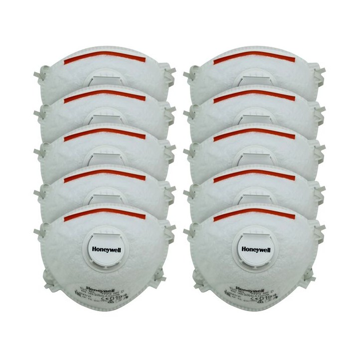 Honeywell FFP3V Moulded Cup Respirator Pack of 10