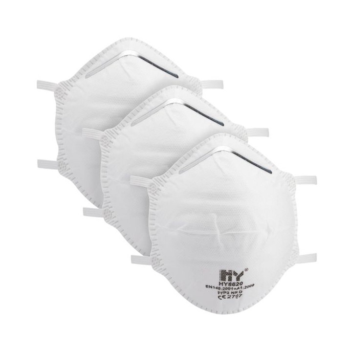 OX FFP2 Moulded Cup Respirator – 3 Pack