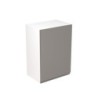 Flatpack Wall Unit J-pull Super Gloss Dust Grey 500mm - FKKJ0313