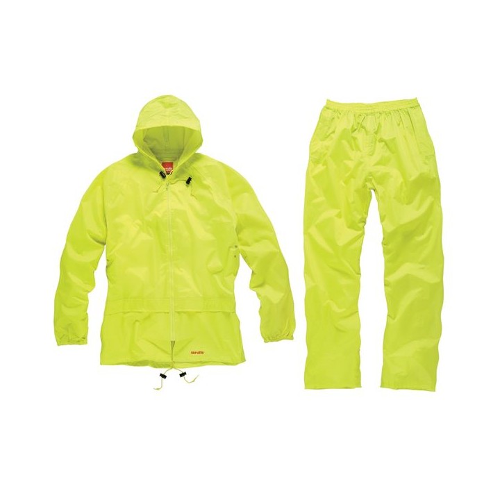 Scruffs 2 Piece Yellow Waterproof Suit L
