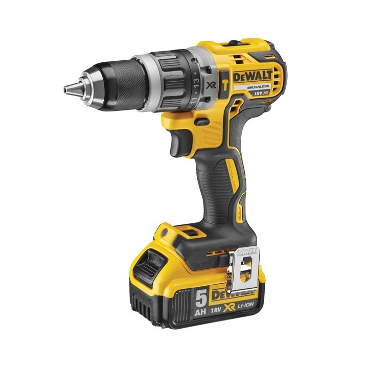 DeWalt DCD796P1-GB 18V Xr Compact Brushless Combi Drill 1 x 5.0AH