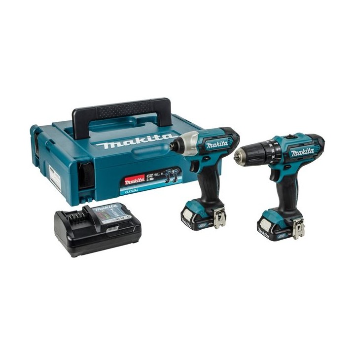 Makita LXT Combi Drill and Impact Driver 12V CLX228AJ - 2 Pack
