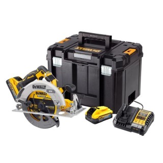 DeWalt 18V XR Brushless 190mm Circular Saw - 2 X POWERSTACK 5Ah