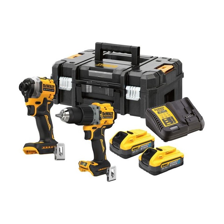 DeWalt 18V XR POWERSTACK 5Ah Twin Kit