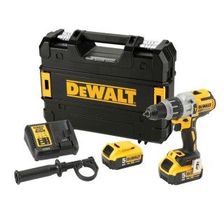DeWalt XR 18V Cordless Brushless 3 Speed Combi Drill 2 X 5Ah  Li-Ion Batteries DCD996P2