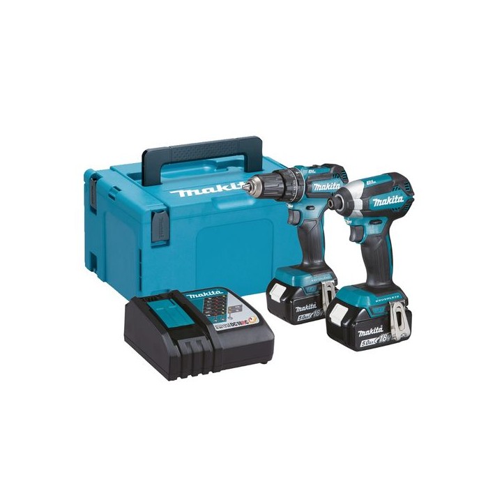 Makita Dl x 2283TJ 18 Volt Lxt Brushless Twin Pack 2 x 5.0AH LI-ION Batteries
