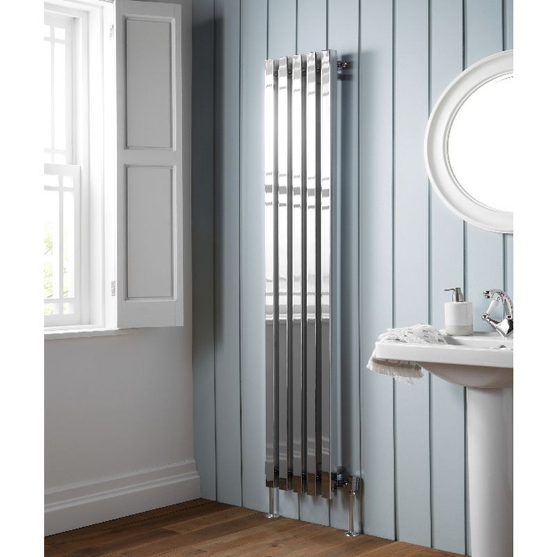 Soho Vertical Chrome Radiator 1800mm x 435mm