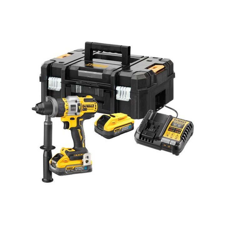 DeWalt 18v Hammer Drill With 2 X 5Ah POWERSTACK