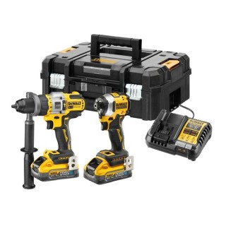 DeWalt 18V XR Brushless Compact Twin Kit 2 x POWERSTACK Batteries