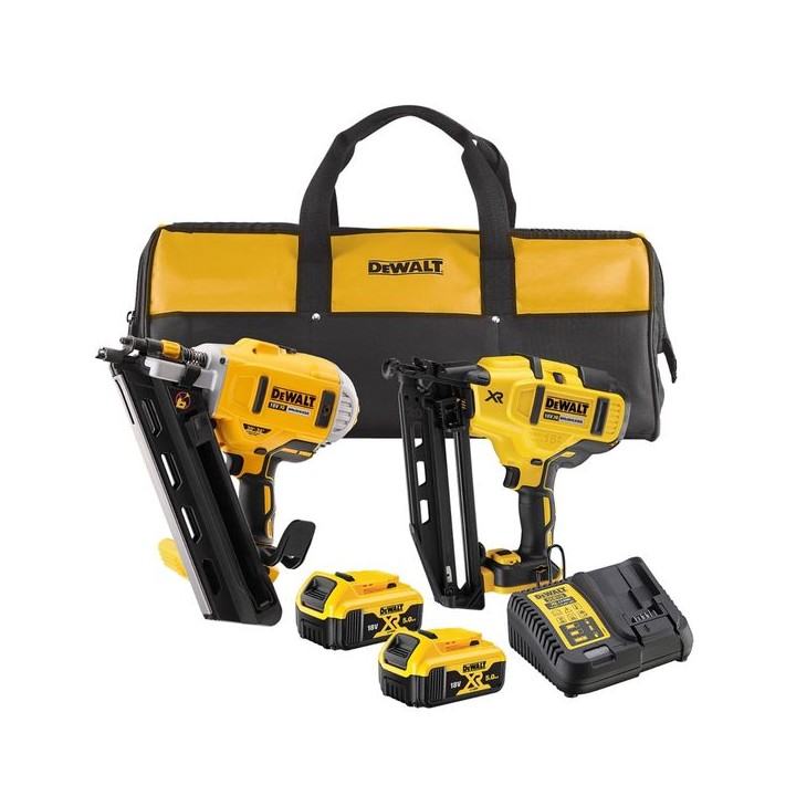 DeWalt DCK2046P2-GB 18V Nail Gun Twin Pack