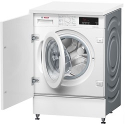 Bosch Serie 6 Built in Washing Machine with Ecosilence Drive and Allergyplus White - WIW28302GB