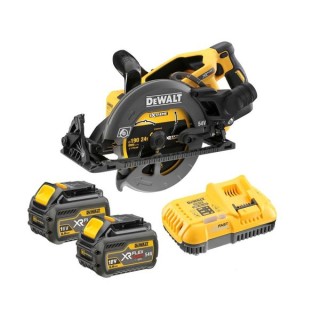 DeWalt DCS577T2-GB 54V XR Flexvolt High Torque Circular Saw with 2 x 6.0AH Batteries in Soft Storage Bag