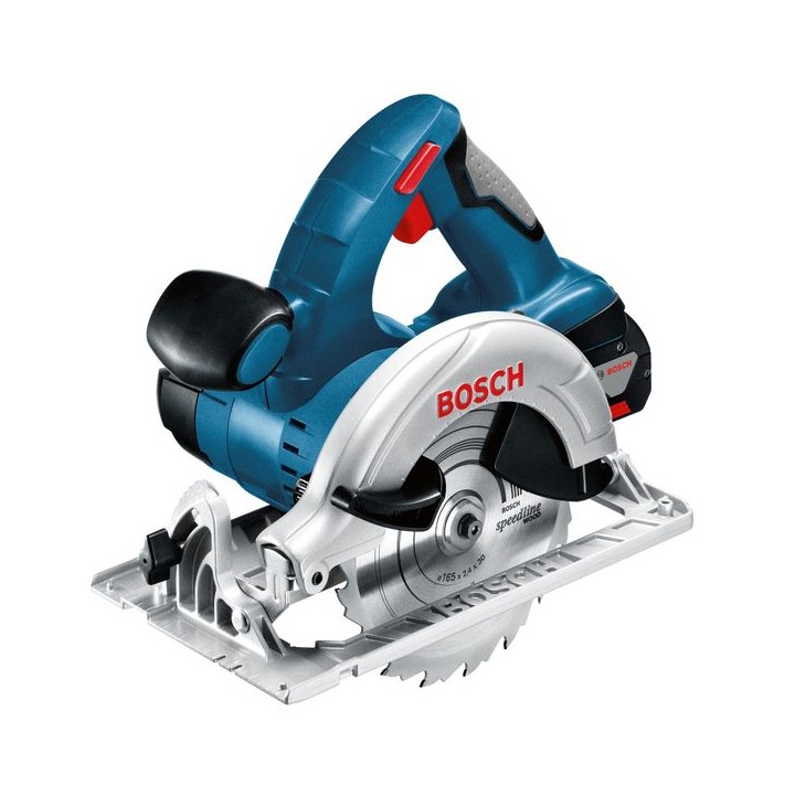 Bosch Gks 18V-LI 18V Circular Saw with 2 x 5.0 Ah Batteries and Charger in A L-BOXX