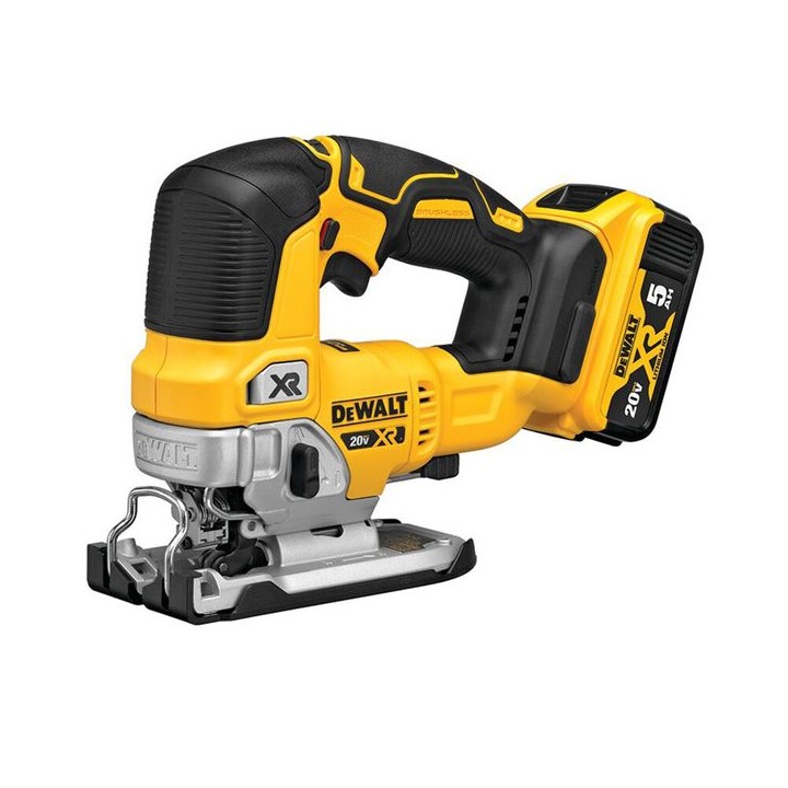 DeWalt 18V Xr Brushless Top Handle Jigsaw with 2 x 5.0AH Batteries DCS334P2-GB