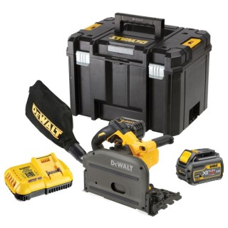 DeWalt 54V Xr Flexvolt Plunge Saw 2 Batts Charger DCS520T2
