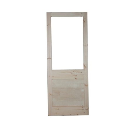 External 2XG Unglazed Door Wooden Grey  Size: 1981x762x44mm