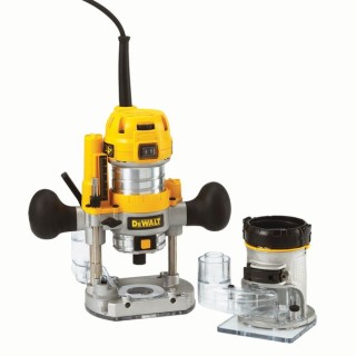 DeWalt 1/4in Combination Plunge & Fixed Base Router 230V