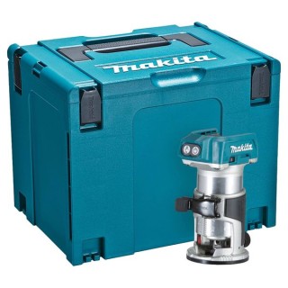 Makita DRT50ZJ 18V Router with Trimmer Base and Straight Guide