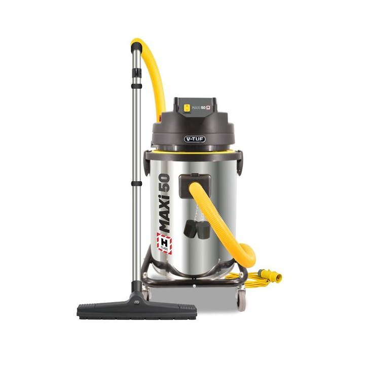 V-TUF MAXI 50L H-Class 10V Dust Vacuum Cleaner