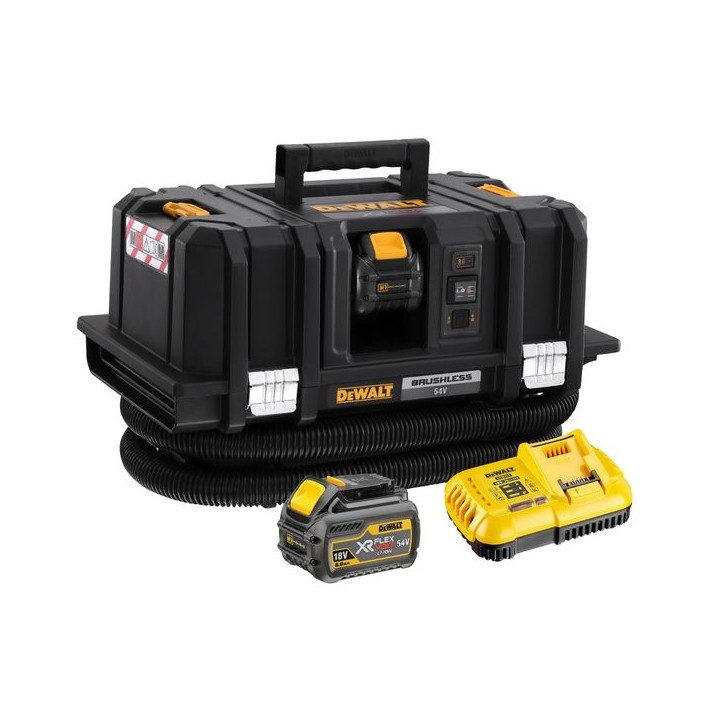 DeWalt 54V Xr Flexvolt M-CLASS Dust Extractor with 2 x 6.0AH Batteries