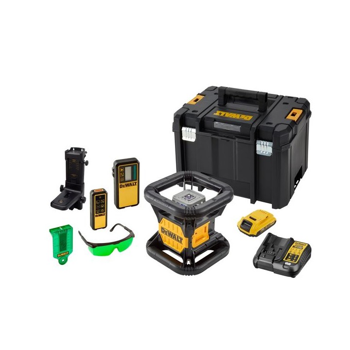 DeWalt Green Rotary Laser 600m DCE079D1G-GB