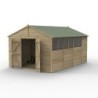 Beckwood 10x15 Apex Shed 6 Windows DoubleDoor Installed