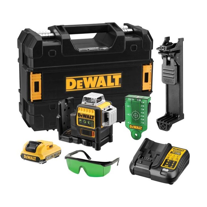 DeWalt Multi Line Laser Green with 2AH 10.8V Battery DCE089D1G-GB