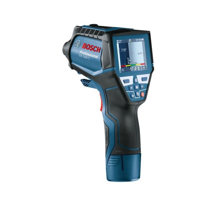 Bosch GIS1000C Thermal Detector (Alkaline Batteries + Soft Bag) 1.5 V AA Infrared Scanner 601083370