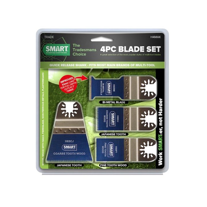 SMART TRADE 4 PIECE BLADE SET