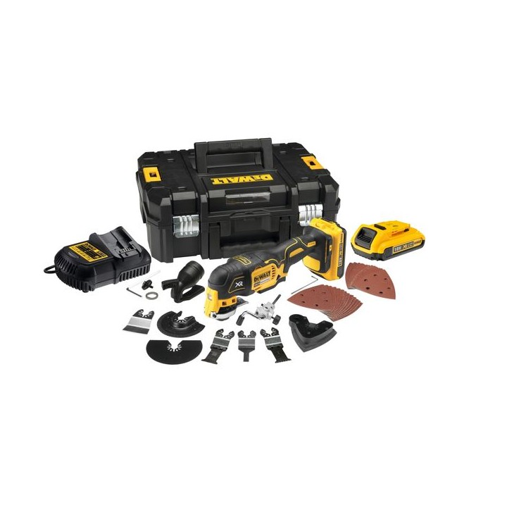 DeWalt 18V Xr Brushless Oscillating Tool 2AH Including T-stak with 35 Accs