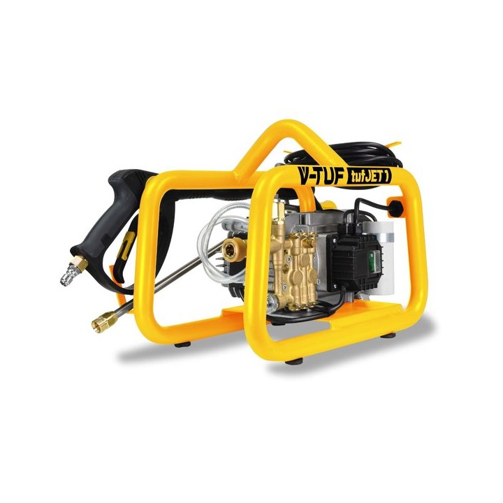 V-TUF 240V Professional Cold Electric Pressure Washer & Cage Frame - 1750psi
