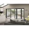 External Aluminium Bifold Grey 3 Right 1 Left 3590 x 2090mm High