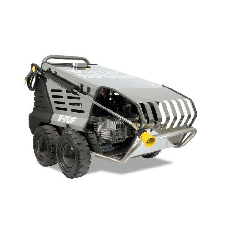 V-TUF Rapid Msh 240V Professional Hot Water Industrial Mobile Pressure Washer - 120BAR