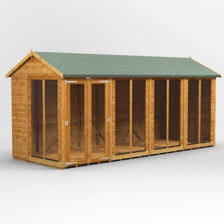 16 x 6 Power Apex Summerhouse