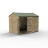 Beckwood 10x6 Reverse Apex Shed No Windows DoubleDoor Installed