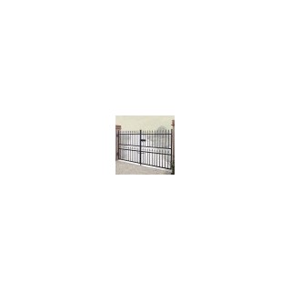 Corfe Premium Low Double Metal Gate 2134mm GAP x 1168mm High Zinc & Powder CFZP10