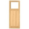 Solid Light Oak External Door 1930s Glazed External Door Custom size